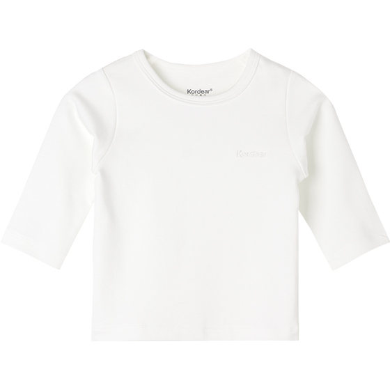 
Coratile baby bottoming shirt baby pure white t-shirt pure cotton long-sleeved boy's underwear girl's top