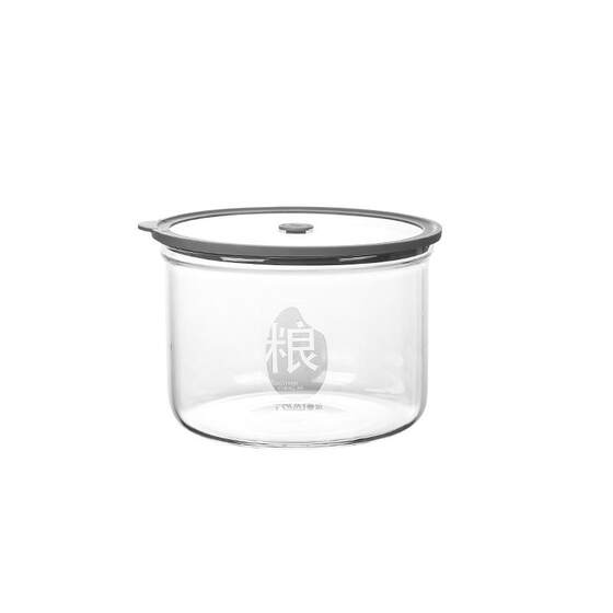 
Rice bucket household insect-proof and moisture-proof sealed glass rice tank grain storage tank rice flour storage tank bucket