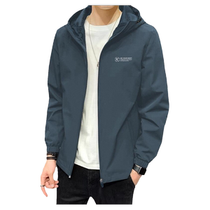 Jordan jacket men's hooded autumn 2025 new gray water-repellent raincoat outdoor sportswear men