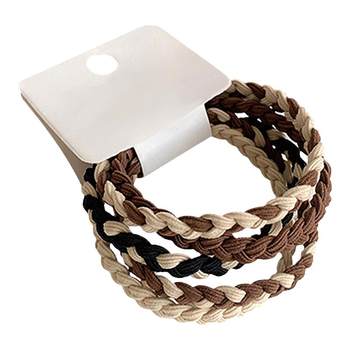 Temperament, high elasticity and durability hair rope high ponytail rubber band