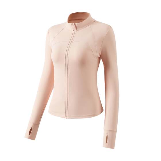 
361 Sports Top Long Sleeve 2026 Spring and Autumn New Style Fitness Running Training Pink Slim Jacket Yoga Wear for Women