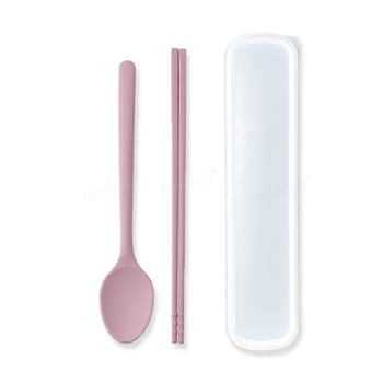 Imported silicone spoon food grade chopsticks with storage box