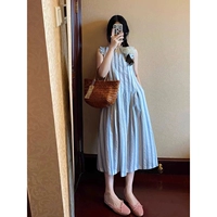 Летнее японское ретро милое платье с рукавами без рукавов, платье без рукавов, 2024 года
