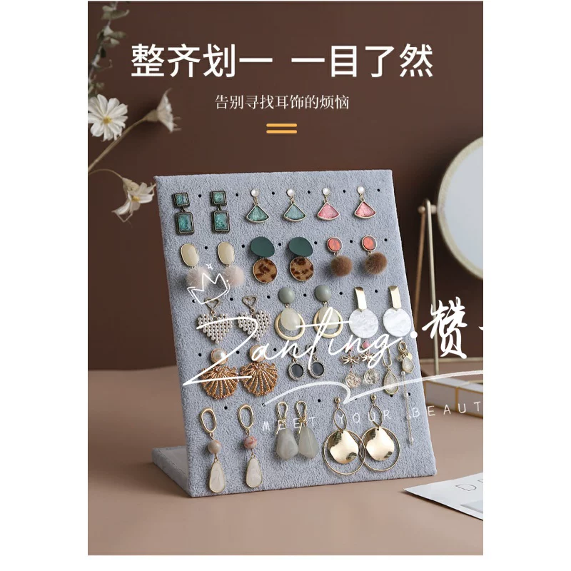 Earrings, necklace, chain, stand, storage box