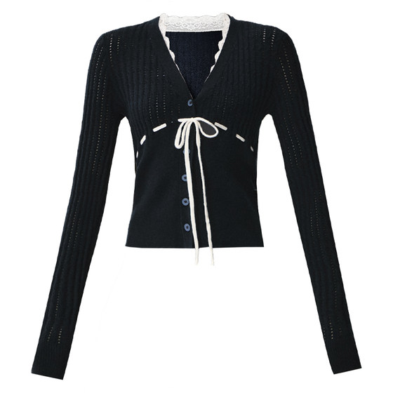 
Fragileheart Fragile Shop Mispronounced Poetry Frame Autumn and Winter Cable Knit Top Pleated Skirt Suit