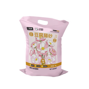 
Wanguoji Tofu Cat Litter, clean smell, low dust, flushable toilet, non-stick bottom, quick clumping, 10*0.5kg stock, universal for all cats