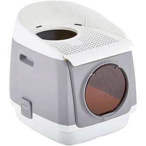 Pie can be a free cabin fully closed kitten cat sand basin anti -exterior splash sand cat supplies top -in large size