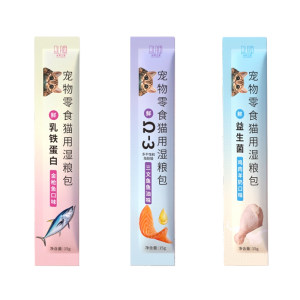 
Dolai Aimeng Cat Strips Cat Snacks Canned Hydrating Nutrition to Cat Wet Soft Food Cat Canned Staple Food Products