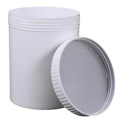 Transparent plastic thickened food grade sealed jar