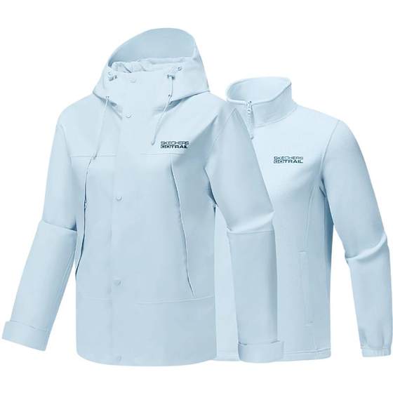 
Skechers Jacket 2025 Autumn and Winter Rubik's Cube Series Three-in-one Men's and Women's Waterproof and Breathable Polar Fleece Jacket