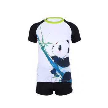 
Zhuke children's swimsuit split flat corner sun protection