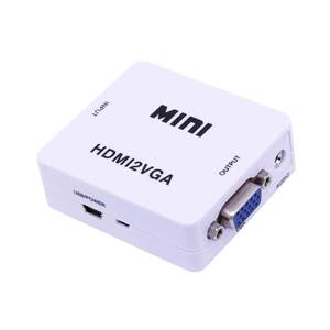 
Monitor Watch TV HDMI to VGA Converter with audio output network set-top box to connect to computer watch TV laptop to display gaming console to display