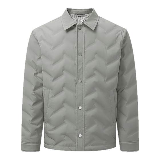 
HLA/Heilan Home Business Men's Down Jacket 25 Autumn and Winter New Far Infrared Lapel Windproof Jacket Coat for Men