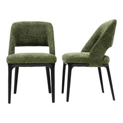Italian light luxury solid wood simple modern home dining chair