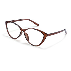 Ultra-light retro cat-eye myopia glasses for women, anti-blue light, can be equipped with prescription black frame, no makeup, slimming and whitening glasses frame