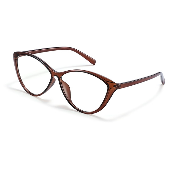 Ultra-light retro cat-eye myopia glasses for women, anti-blue light, can be equipped with prescription black frame, no makeup, slimming and whitening glasses frame
