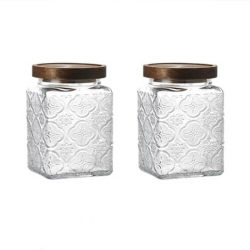 Home popular retro glass storage