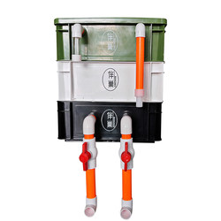 Industrial external filter box with nest filter system