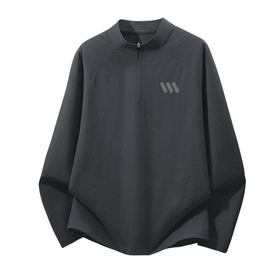 
Jeanswest half-zip long-sleeved men's t-shirt sports quick-drying tops men's autumn inner layering shirt men's Q