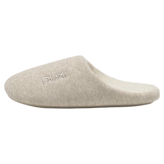 
Park Xi cotton slippers for women 2025 new indoor home silent non-slip warm and odorproof couple plush head drag