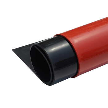 Black and red silicone plate with high and low temperature resistance and anti-slip customization