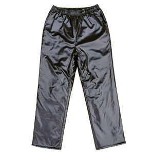 Takeaway on behalf of windproof wind -proof autumn and winter loose waist -protective knee leather pants men with velvet thickened middle -aged and elderly warm pants