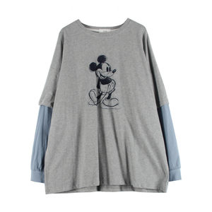 
Nuochu Mickey ~ Maternity T-shirt spring and autumn pure cotton fashion top new pregnancy casual holiday two-piece long-sleeved bottoming shirt