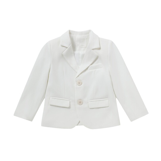 Boys White Suit Korean Style Spring/Autumn Formalwear