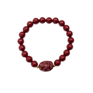 
2026, the birth year of the Horse, cinnabar bracelet for men, authentic official flagship store bracelet, women's transfer beads, auspicious wearables