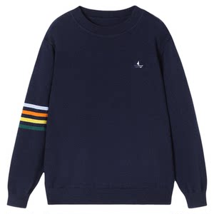 
Navigare Italian dinghy children's knitted sweater spring and autumn thickened warm boy's wool sweater top