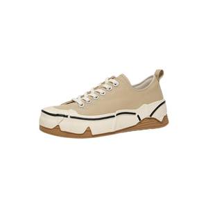 
BeauToday multi-color thick-soled eggshell canvas shoes women's 2026 spring lightweight casual shoes BT retro sneakers