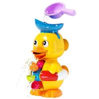 Children's Bath Toys | Rotating Water Wheel | Cute Little Yellow Duck