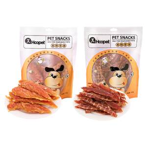 
Dog snacks chicken breast duck jerky golden retriever Teddy adult puppy teeth grinding stick pet puppy training reward bite-resistant