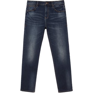 
Jack Jones men's jeans spring and autumn loose, simple and comfortable straight deep denim blue long pants for men