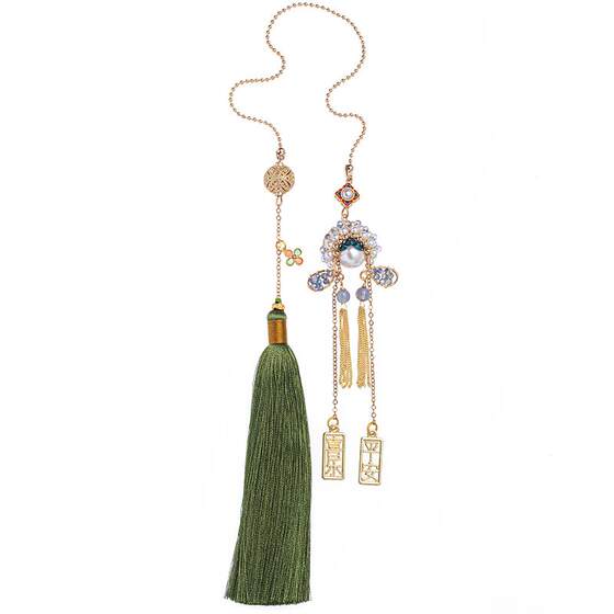 
Fengguan Xiali Guochao Ping An car pendant high-end new pendant pendant handmade car accessories for senior ladies