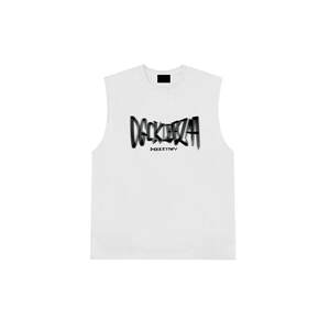 
Waistcoat vest men's pure cotton sports training fitness American handsome street summer outer wear loose sleeveless T-shirt