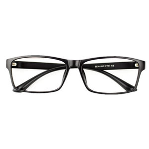 Ultra light myopia glasses for men, oversized face myopia glasses frame, oversized fat face TR90, ultra wide full frame glasses frame, black