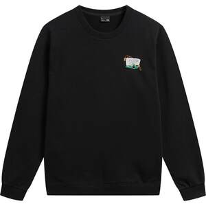 
Li Ning sweatshirt men's spring 2026 new loose couple tops casual terry long-sleeved women's knitted sportswear