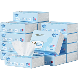 Kexinrou V9 baby tissue moisturizing cloud soft towel newborn baby hand and mouth special soft tissue 120 pump 16 packs

