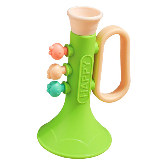
Soft rubber small trumpet children's toys baby blowing music and musical instruments blowing trumpet harmonica can blow whistle