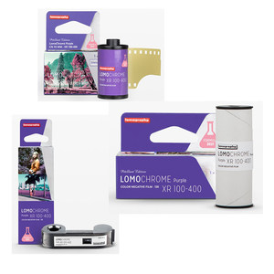 
Lomo special effect film Purple purple tone iso100-400 135/110/120 film negative film