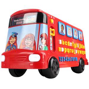 Vtech Weiya letters and buses English early teaching aids Learning machine toy car children's puzzle toys
