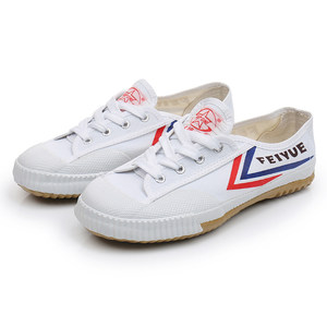Dabenwen martial arts shoes small white shoes couple canvas casual retro classic versatile shoes men's and women's military training campaign