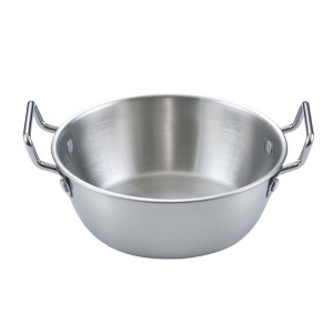 Korean stainless steel ear-leed snack bowl rice wine bowl salad bowl hot pot sauce bowl fries fruit basket fried small bowl
