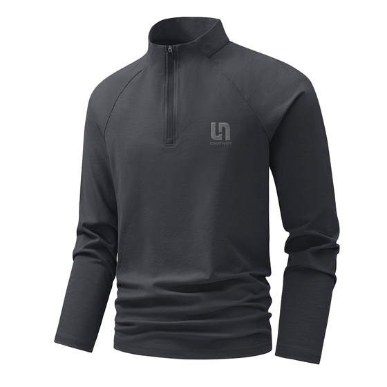 
JeansWest men's long-sleeved T-shirt 2026 new sports breathable quick-drying clothing men's spring antibacterial bottoming shirt men's Q