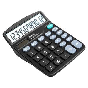 Deli 837 calculator office accounting for accounting for solar students with voice university financial trumpet portable portable dual -power commercial computing machine stationery office supplies large -scale