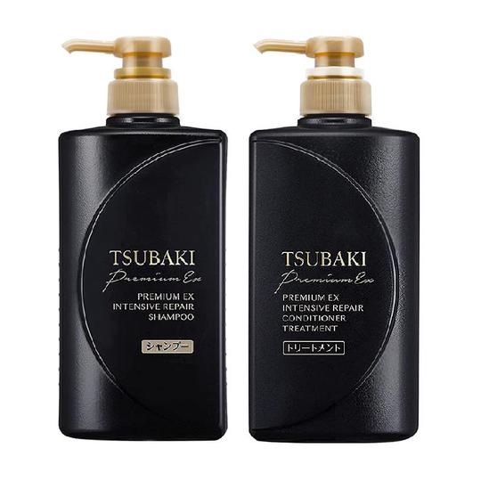 【ミエピー】シャンプー2本＆コンディショナー2本　合計4本セット 椿シベイQiブラックヤオシャンプー＆コンディショナー490ml x 2