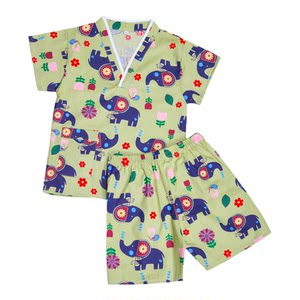 
New children's sweat steamer suit 100% cotton baby bath suit pajamas boys and girls cartoon 100% cotton big children cute