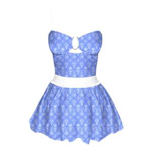 
atlanticbeach one-piece swimsuit women's new hot spring luxury slimming and beautiful suspender skirt style swimsuit