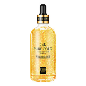 24K Golden Nicotinamide Essence shrinks pores female students men's water replenishment, moisturizing skin color facial essence